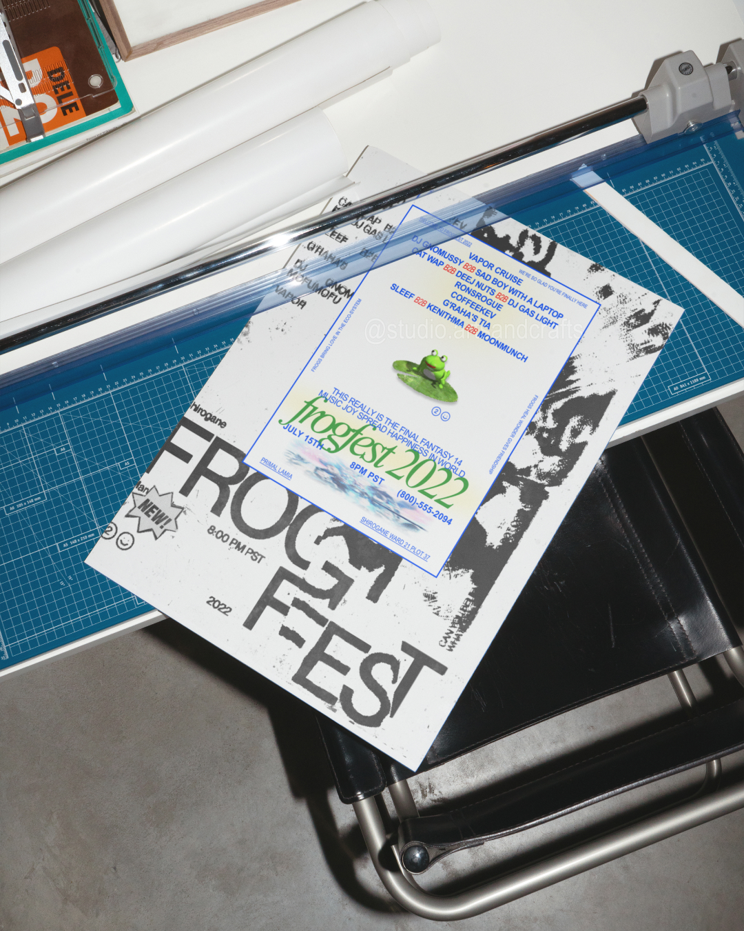 festival lineup poster frogfest 2022
